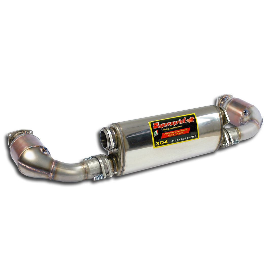 Porsche 911 991.2 Turbo S Exhaust w/ 100cpi HJS cats from Supersprint